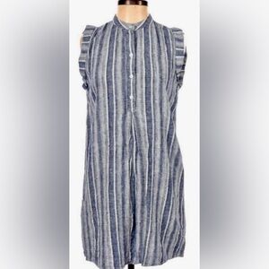 CLOTH & STONE Stripped Seevless Mini Dress sz x small